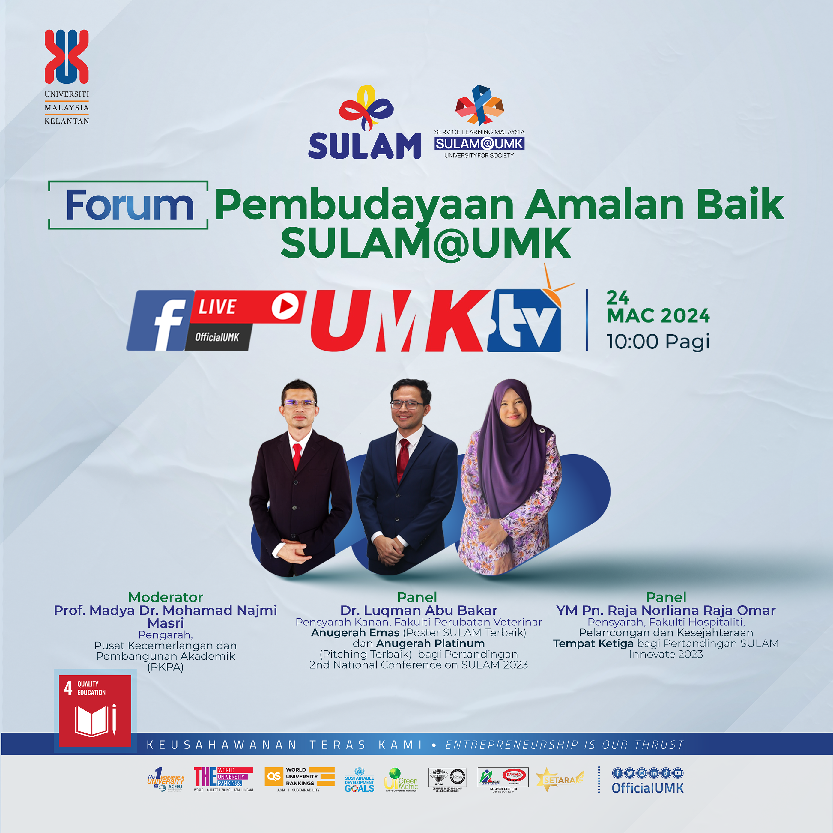 FORUM PEMBUDAYAAN AMALAN BAIK SULAM